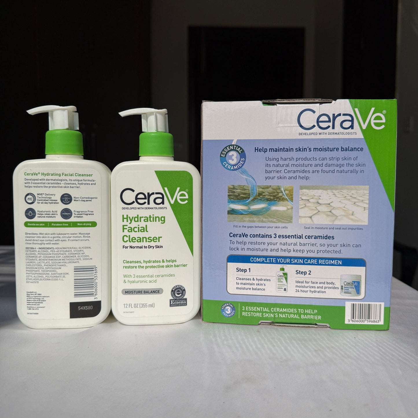 CRAVE Hydrating faical cleanser 355ml pack of 2