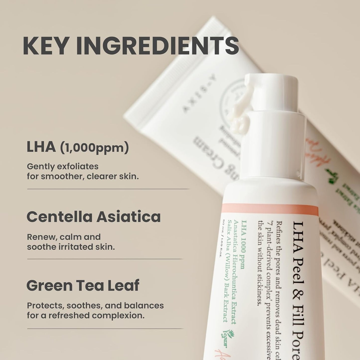 Axis Y LHA Peel & Fill Pore Balancing Cream 50ml